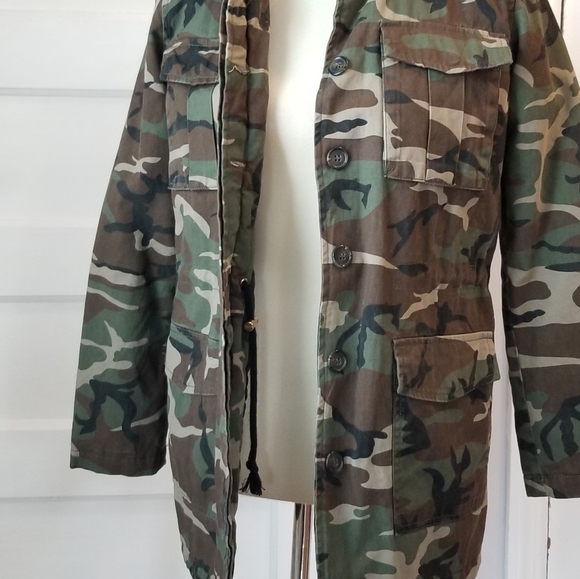 Charlotte Russe Camo Utility Jacket, Size S - Picture 10 of 14